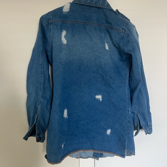 Distressed Denim Jacket - Picture 4 of 4